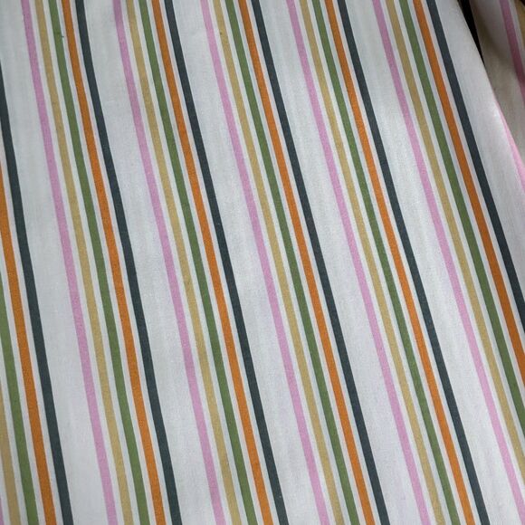J Ferrar Shirt Mens XL Multicolor Striped Long Sleeve Button Up Casual Classic - Picture 7 of 8